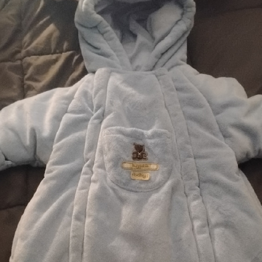 Carter's Light Blue Hooded Sleep Sack
